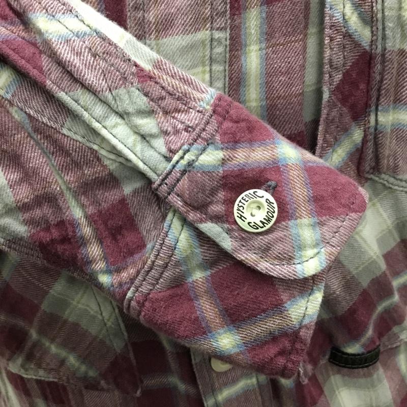 ヒステリックグラマー HYSTERIC GLAMOUR シャツ、ブラウス 長袖 長袖シャツ カラーシャツ ポケットシャツ 長袖カットソー チェックシャツ S チェック マルチカラー / マルチカラー /  メンズ USED 古着 中古 10117709