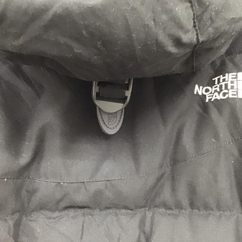 ザノースフェイス THE NORTH FACE ジャケット、上着 ジャンパー、ブルゾン ジップアップダウンジャケット アウターフード付きジャケット L ロゴ、文字 黒 / ブラック /  メンズ USED 古着 中古 10135827
