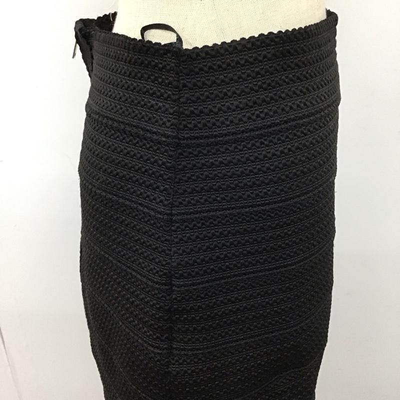 ザラベーシック ZARA BASIC スカート ひざ丈スカート 1752 051 800 フルジップ タイトスカート M  黒 / ブラック /  レディース USED 古着 中古 10112560