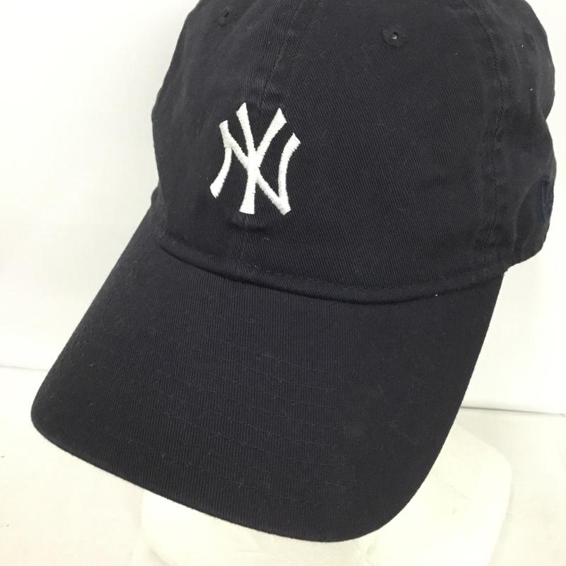 ニューエラ NEW ERA 帽子 キャップ NY ニューヨークヤンキース 9TWENTY ロゴ、文字 紺 / ネイビー /  メンズ USED 古着 中古 10146881