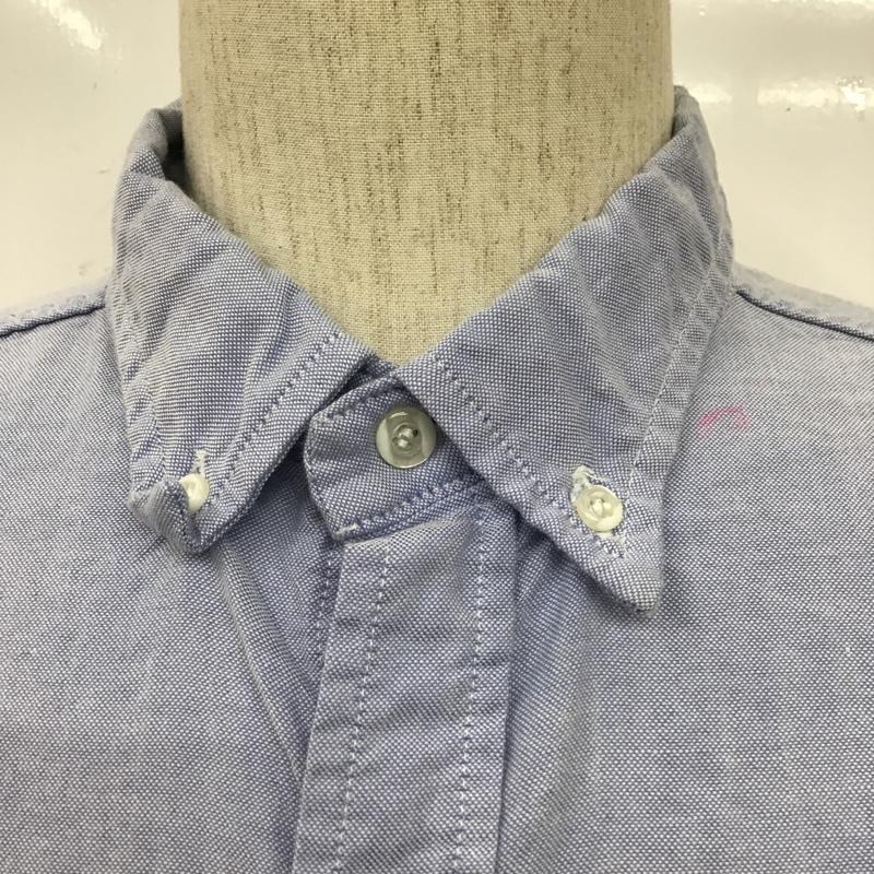 古着 USED シャツ、ブラウス 長袖 長袖シャツ カラーシャツ ダウンシャツ duckhead 90s XL ロゴ、文字 水色 / ライトブルー /  メンズ USED 古着 中古 10105545