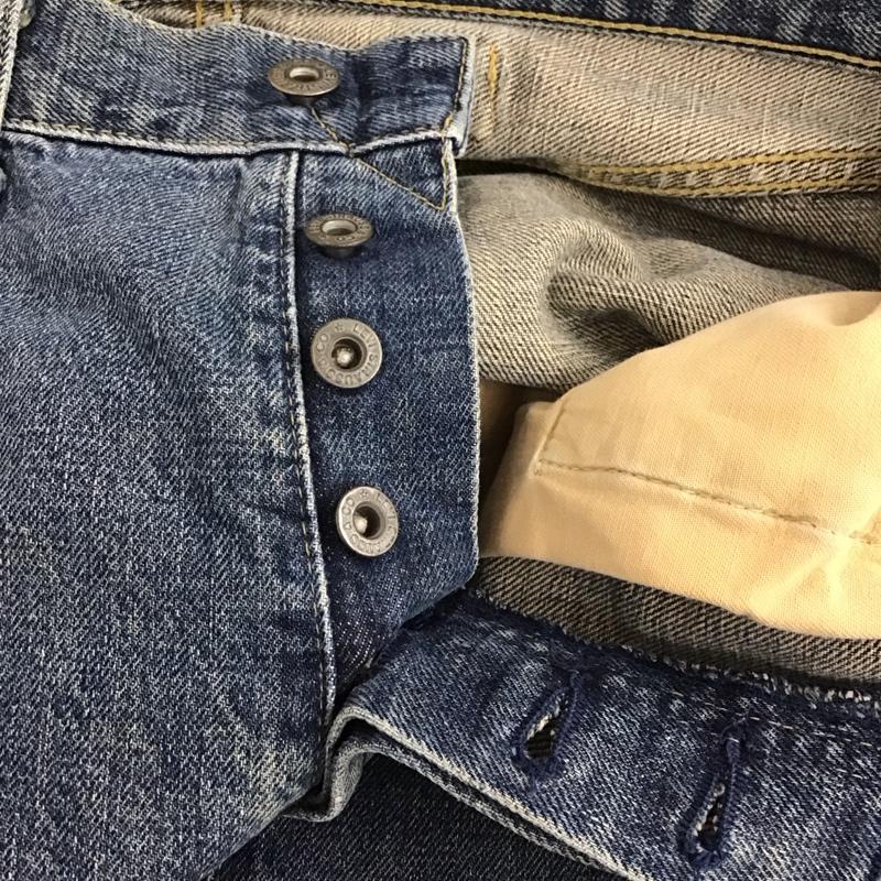 リーバイストラウスアンドコー Levi Strauss & co. パンツ デニム、ジーンズ デニムパンツ スリムパンツ カジュアルパンツ 31インチ ダメージ加工 インディゴ / インディゴ /  メンズ USED 古着 中古 10149764