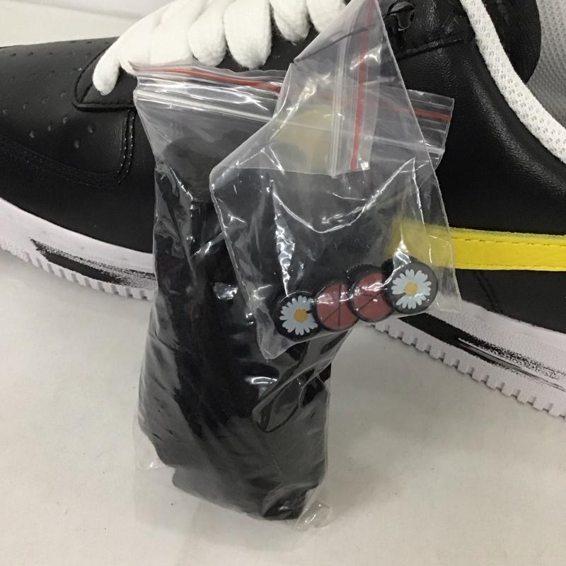 ナイキ NIKE スニーカー スニーカー AQ3692 004 AIR FORCE 1 07 PARANOISE PEACEMINUSONE 28cm 箱有 28.0cm ロゴ、文字 黒 / ブラック /  メンズ USED 古着 中古 10132545