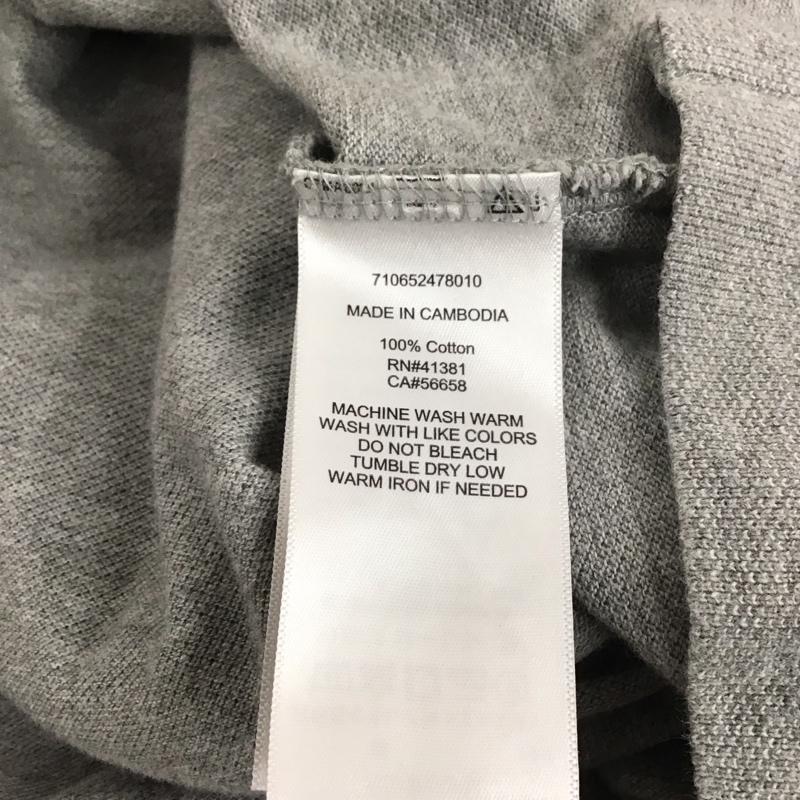ポロラルフローレン POLO RALPH LAUREN ポロシャツ 半袖 半袖ポロシャツ カラーシャツ 半袖カットソー L ロゴ、文字 灰 / グレー /  メンズ USED 古着 中古 10113014