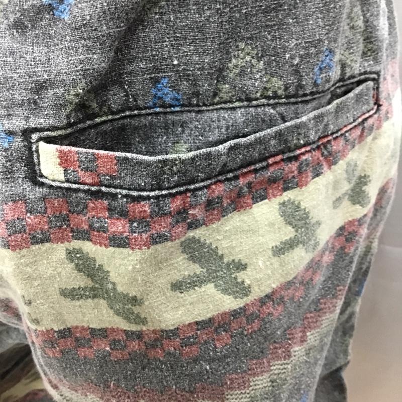 マナスタッシュ MANASTASH パンツ ショートパンツ ハーフパンツ ショートパンツ カジュアルパンツ 総柄 L 総柄 マルチカラー / マルチカラー /  メンズ USED 古着 中古 10108516