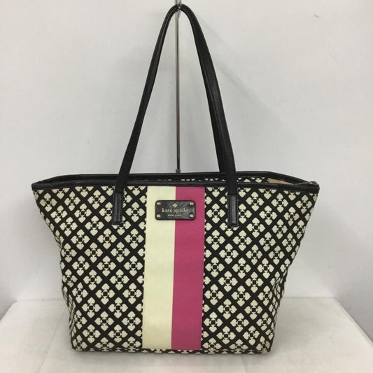 ケイトスペード Kate Spade トートバッグ トートバッグ 総柄 黒 / ブラック / X 白 / ホワイト / X 桃 / ピンク /  レディース USED 古着 中古 10140047