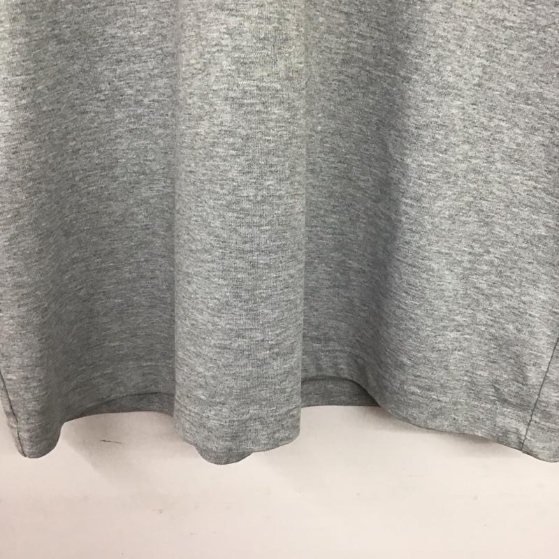 ザノースフェイス THE NORTH FACE Tシャツ 半袖 ntw32144 ショートスリーブバックスクエアロゴティー プリントTシャツ XL ロゴ、文字 灰 / グレー /  メンズ USED 古着 中古 10150108
