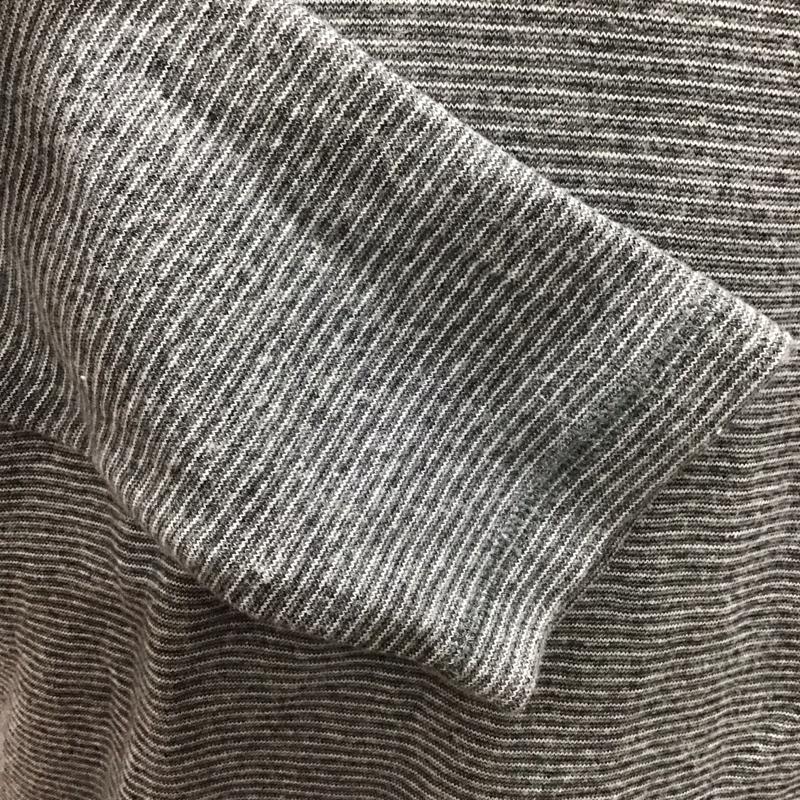 シップス SHIPS カットソー 長袖 長袖カットソー クルーネックカットソー ロングスリーブカットソー プリントTシャツ M 総柄 灰 / グレー /  メンズ USED 古着 中古 10116274