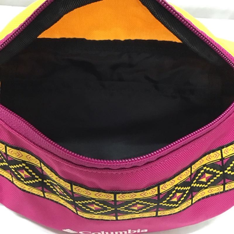 コロンビア Columbia ウエストバッグ ウエストバッグ PU7060 エポーレット ヒップバッグ ロゴ、文字 橙 / オレンジ / X 桃 / ピンク /  レディース USED 古着 中古 10115849