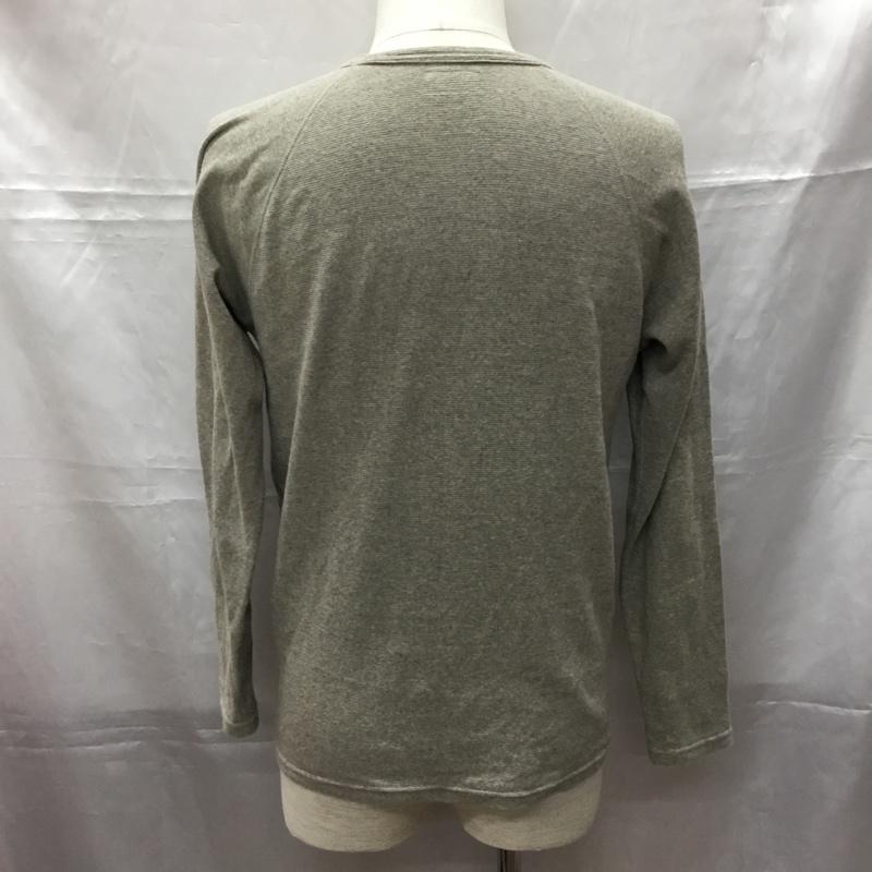 ハリウッドランチマーケット HOLLYWOOD RANCH MARKET カットソー 長袖 XL 無地 灰 / グレー /  メンズ USED 古着 中古 10108873