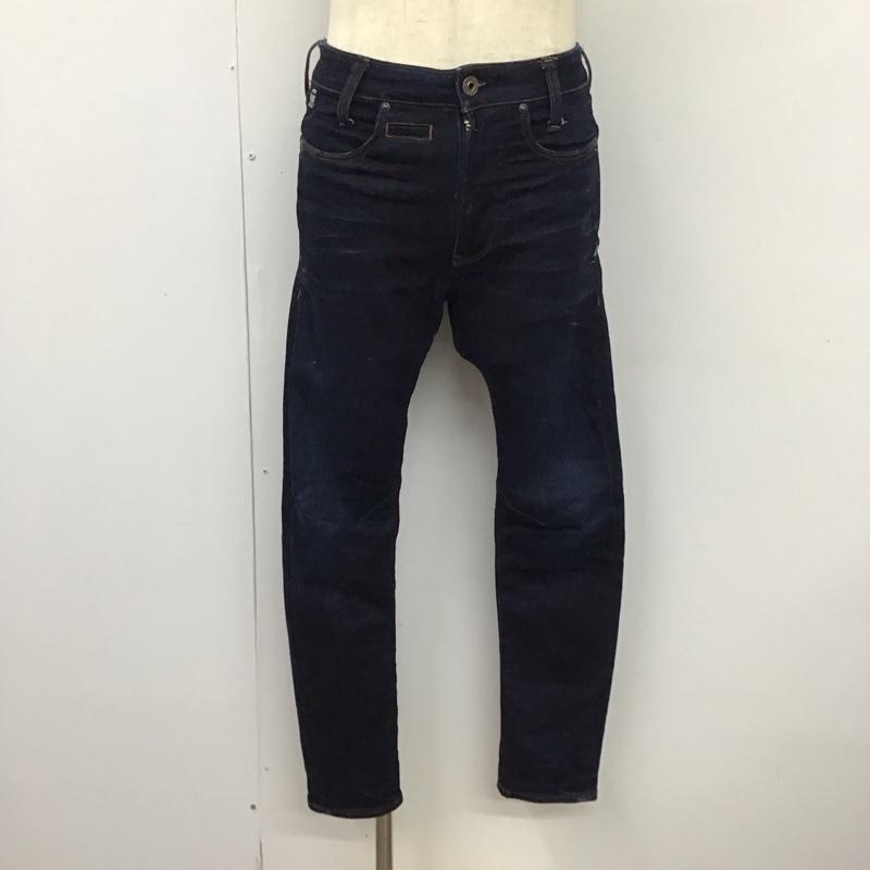 ジースターロゥ G-STAR RAW パンツ デニム、ジーンズ デニムパンツ スリムパンツ ストレッチパンツ ジーンズ 27インチ 無地 インディゴ / インディゴ /  メンズ USED 古着 中古 10117281