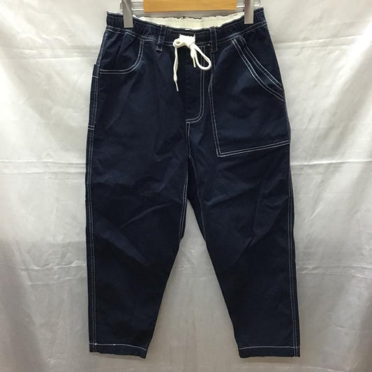 ジムマスター gym master ボトムス ボトムス G357620 ストレッチピケアンクルパンツ M 無地 紺 / ネイビー /  メンズ USED 古着 中古 10111916