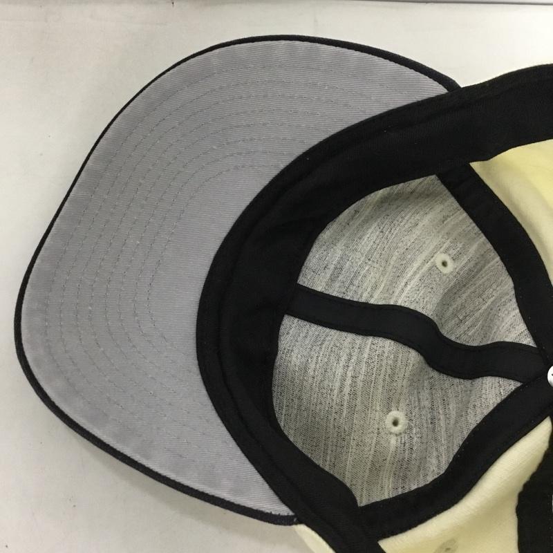 ニューエラ NEW ERA 帽子 キャップ NY ヤンキース MoMA Edition ロゴ、文字 紺 / ネイビー / X アイボリー / アイボリー /  メンズ USED 古着 中古 10144324