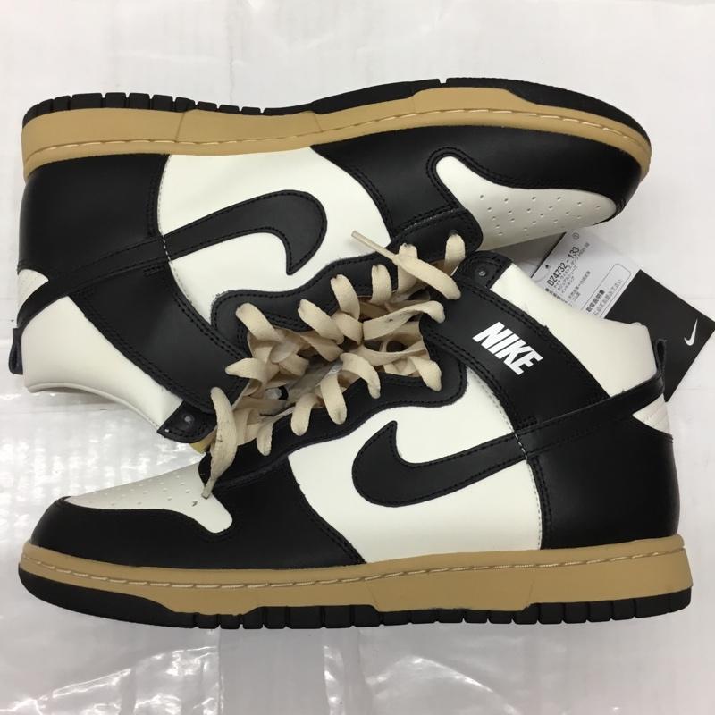 ナイキ NIKE スニーカー スニーカー DZ4732 133 WMNS DUNK HIGH SE 27.5cm 箱有 27.5cm ロゴ、文字 白 / ホワイト / X 黒 / ブラック /  メンズ USED 古着 中古 10110641