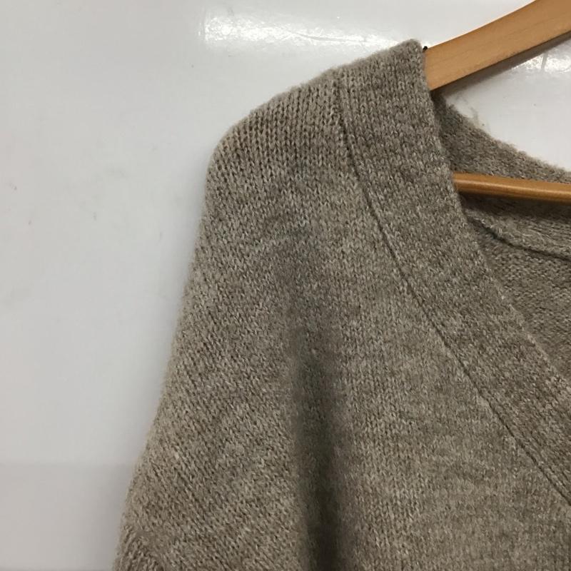 マーキュリーデュオ MERCURYDUO カーディガン 長袖 長袖カーディガン 前ボタン ニットカーディガン FREE 無地 ベージュ / ベージュ /  レディース USED 古着 中古 10145071