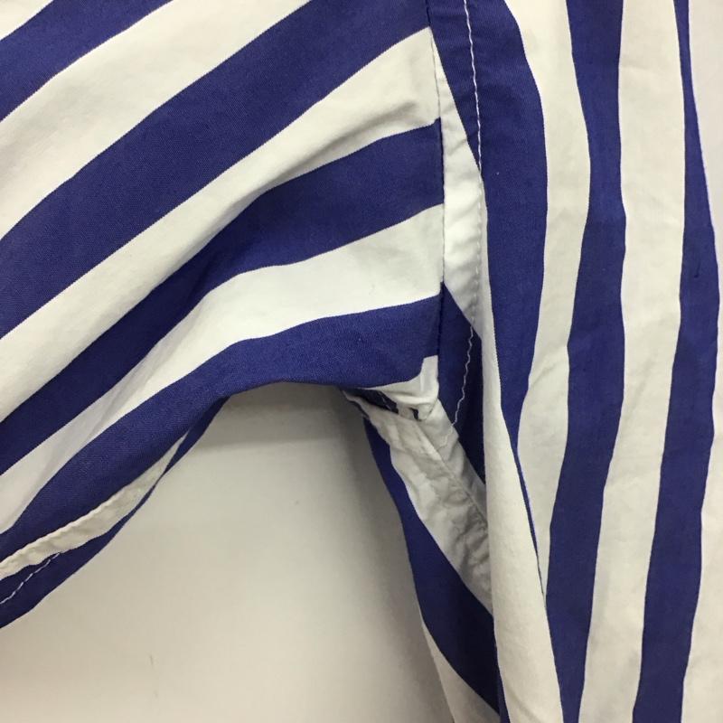 ロッソアーバンリサーチ ROSSOURBANRESEARCH シャツ、ブラウス 長袖 長袖ストライプシャツ カラーシャツ カジュアルシャツ S ストライプ 白 / ホワイト / X 青 / ブルー /  メンズ USED 古着 中古 10139727