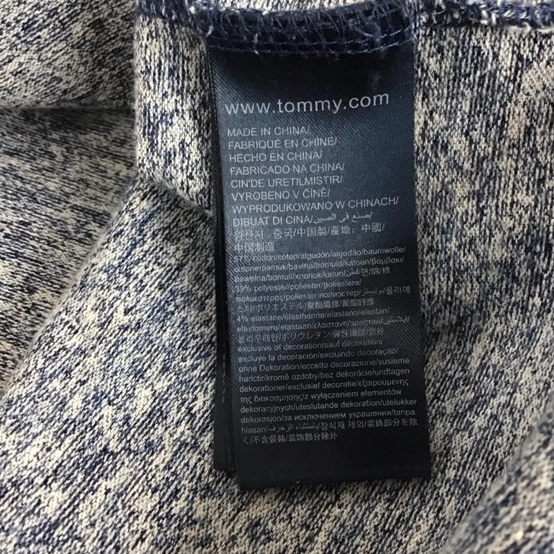 トミーヒルフィガー TOMMY HILFIGER ポロシャツ 半袖 半袖ポロシャツ 半袖カットソー カラーシャツ L 無地 青 / ブルー /  メンズ USED 古着 中古 10129068