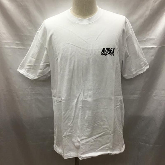 ニューエラ NEW ERA Tシャツ 半袖 半袖カットソー プリントTシャツ クルーネックカットソー XL ロゴ、文字 白 / ホワイト /  メンズ USED 古着 中古 10116239