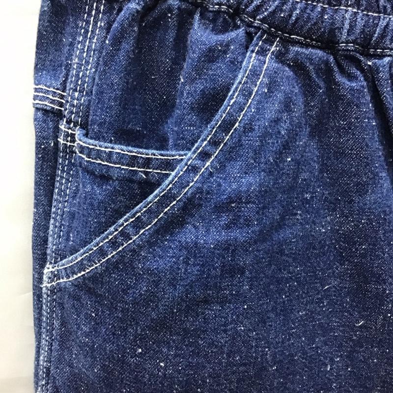 ニコアンド niko and... パンツ デニム、ジーンズ デニムパンツ ストレートパンツ ワイドパンツ カジュアルパンツ 4 無地 インディゴ / インディゴ /  レディース USED 古着 中古 10116566