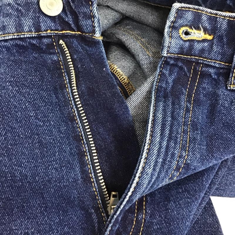 ザラ ZARA パンツ デニム、ジーンズ デニムパンツ ストレートパンツ ワイドパンツ カジュアルパンツ 38 無地 インディゴ / インディゴ /  レディース USED 古着 中古 10117863