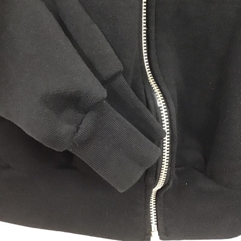 フォーティーファイブアールピーエム 45RPM ジャケット、上着 ジャンパー、ブルゾン ジップアップパーカー 長袖パーカー カジュアルジャケット ロゴ、文字 黒 / ブラック /  メンズ USED 古着 中古 10145652