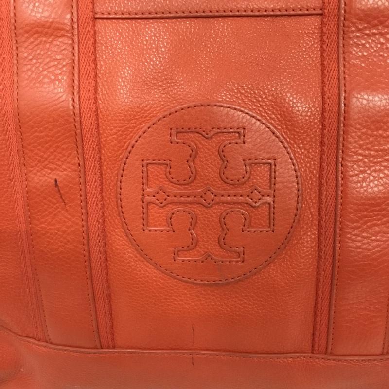 トリーバーチ TORY BURCH トートバッグ トートバッグ ロゴ、文字 赤 / レッド /  レディース USED 古着 中古 10124287