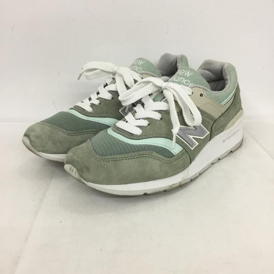 ニューバランス New Balance スニーカー スニーカー M997SOB USA製 26.5cm 26.5cm ロゴ、文字 薄緑 / ライトグリーン /  メンズ USED 古着 中古 10136286