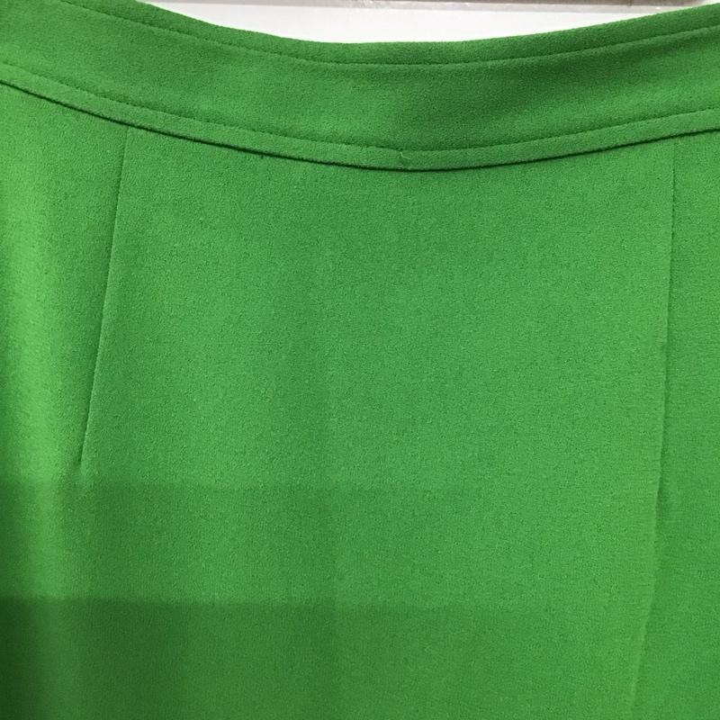 グリーンレーベルリラクシング green label relaxing スカート ロングスカート 3624-169-2183 マーメイド ライン マキシスカート 無地 緑 / グリーン /  レディース USED 古着 中古 10139954