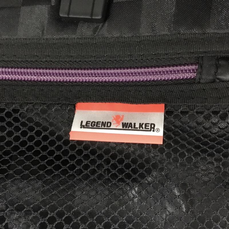 レジェンドウォーカー LEGEND WALKER スーツケース、トランク スーツケース、トランク 5083-58 ストッパースーツケース TSAロック 無地 黒 / ブラック / X 紫 / パープル /  メンズ USED 古着 中古 10132588