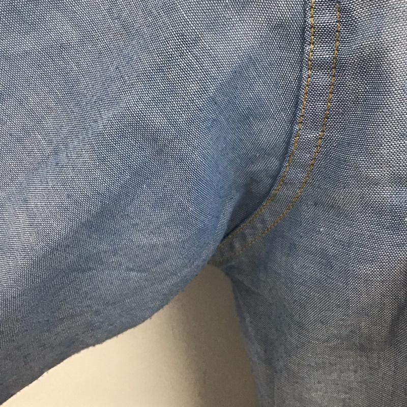 リーバイス Levi s シャツ、ブラウス 長袖 長袖シャツ 無地シャツ カラーシャツ 70s ヴィンテージ M 無地 インディゴ / インディゴ /  メンズ USED 古着 中古 10125328