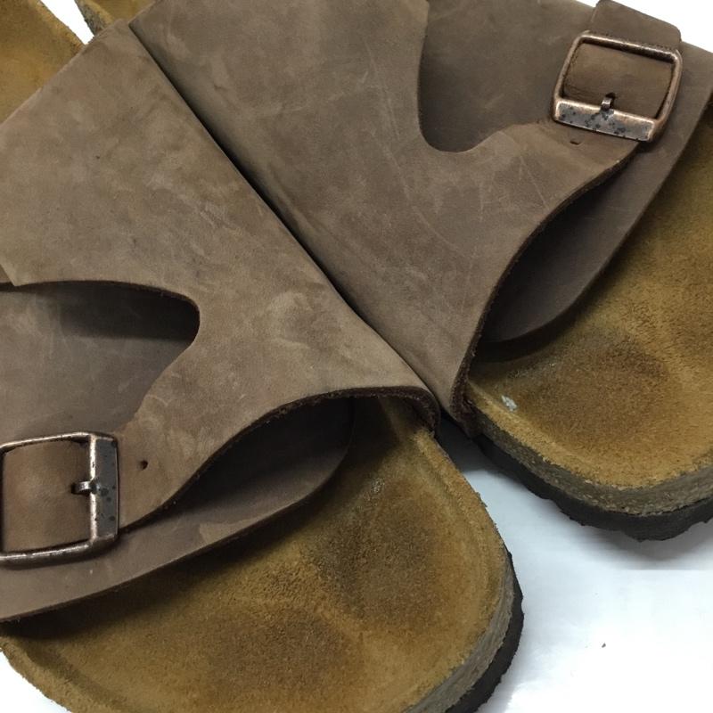 ビルケンシュトック BIRKENSTOCK サンダル サンダル 27cm ストラップ コンフォートサンダル 27.0cm 無地 茶 / ブラウン /  メンズ USED 古着 中古 10118659