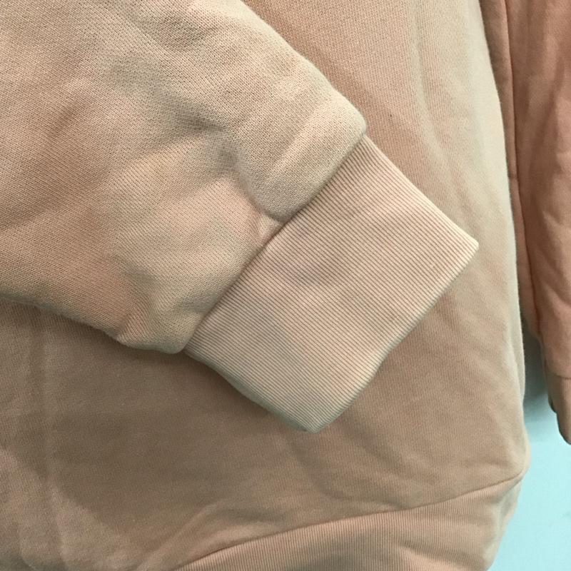 アディダス adidas パーカー 長袖 M プリント 桃 / ピンク /  メンズ USED 古着 中古 10121265