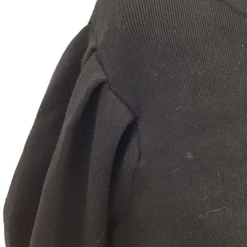 アズールバイマウジー AZUL BY MOUSSY ワンピース ミニスカート 250FSY73-124C ミニニットワンピース クルーネック M 無地 黒 / ブラック /  レディース USED 古着 中古 10117490