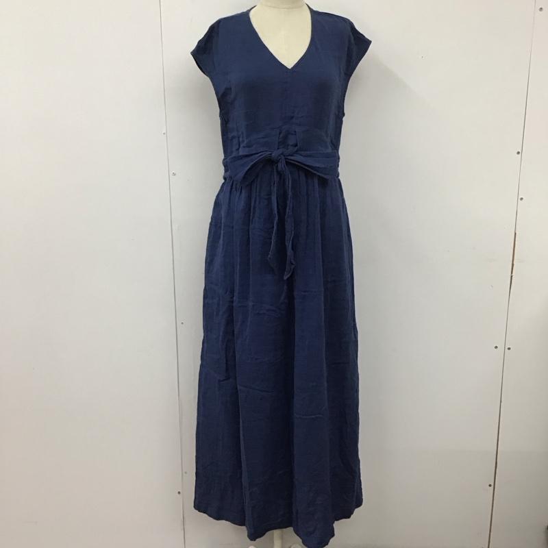 マウジー MOUSSY ワンピース ロングスカート 010CAS30-5950 Wガーゼ FREE 無地 青 / ブルー /  レディース USED 古着 中古 10112243