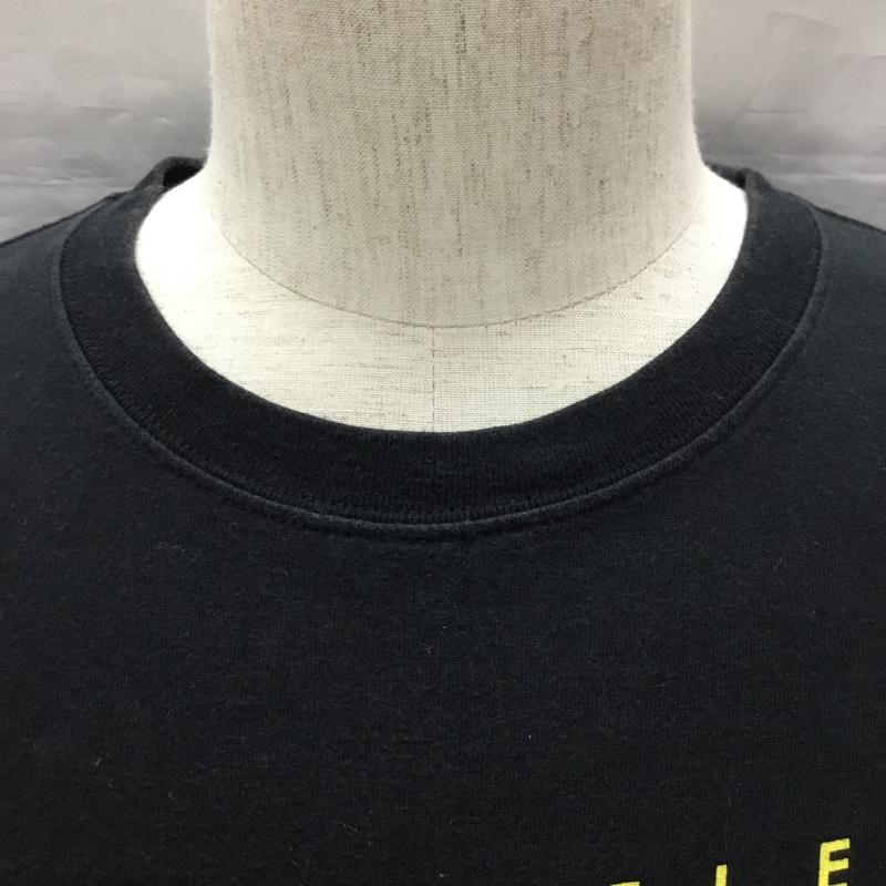 エクストララージ XLARGE Tシャツ 半袖 半袖カットソー プリントTシャツ クルーネックカットソー M ロゴ、文字 黒 / ブラック /  メンズ USED 古着 中古 10118658