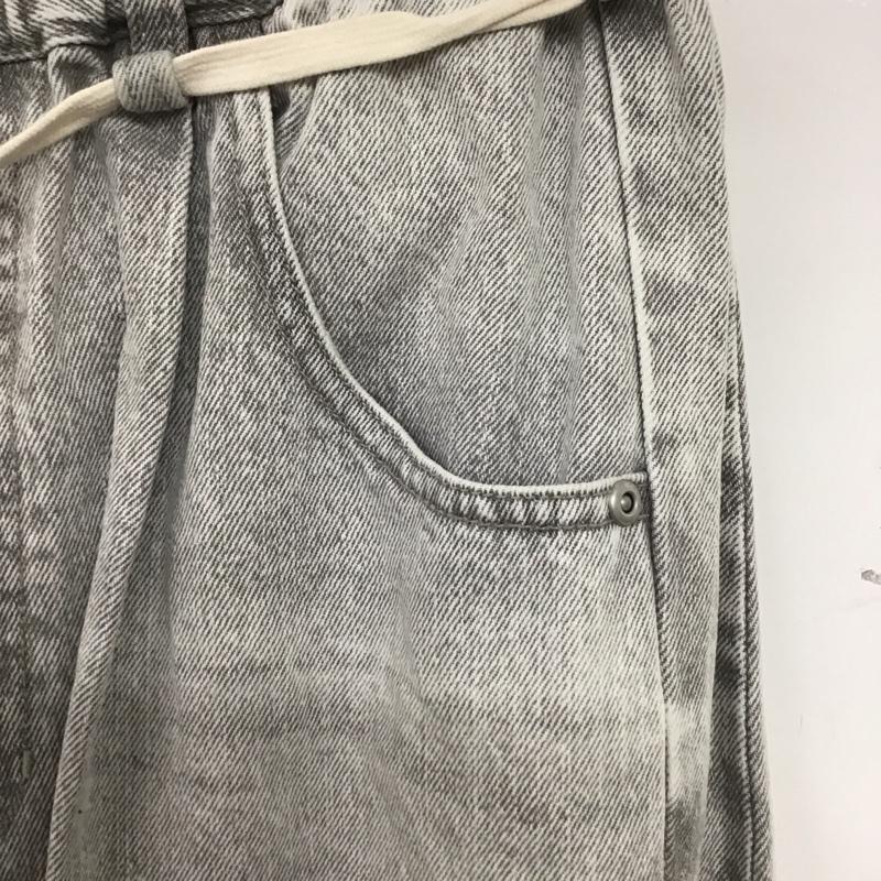 ニコアンド niko and... パンツ デニム、ジーンズ NKJ43556CT イージーコクーン デニム2 ワイド ルーズ M 無地 灰 / グレー /  レディース USED 古着 中古 10134678