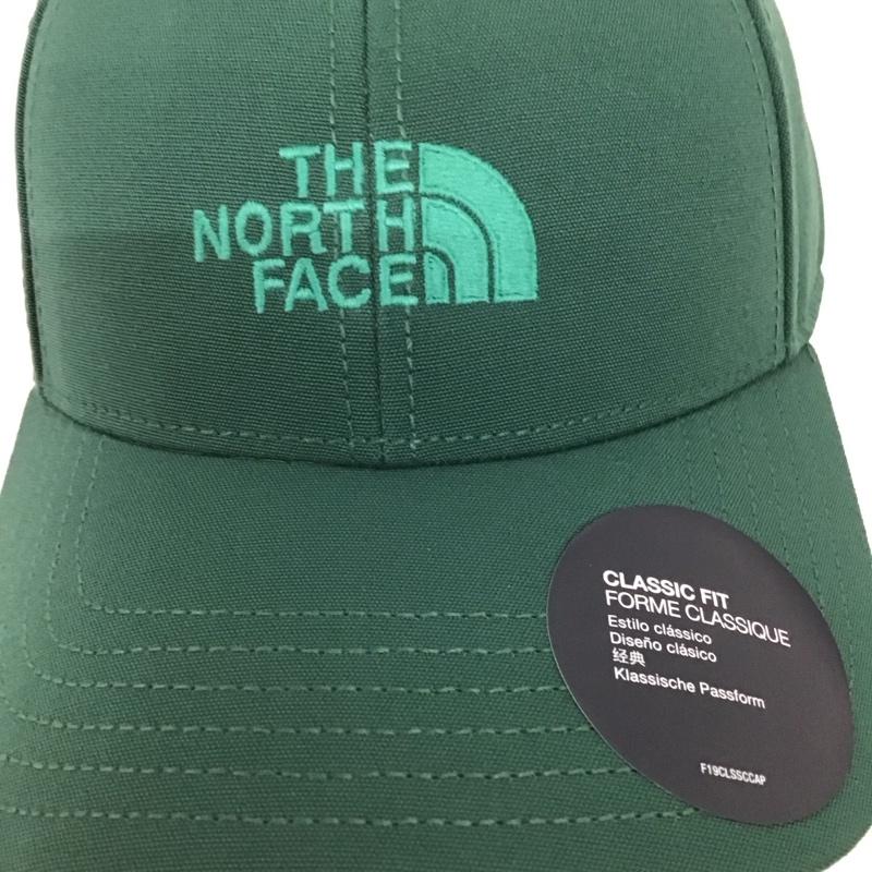 ザノースフェイス THE NORTH FACE 帽子 キャップ NF0A4VSV RECYCLED 66 CLASSIC HAT タグ付き ロゴ、文字 緑 / グリーン /  メンズ USED 古着 中古 10132518