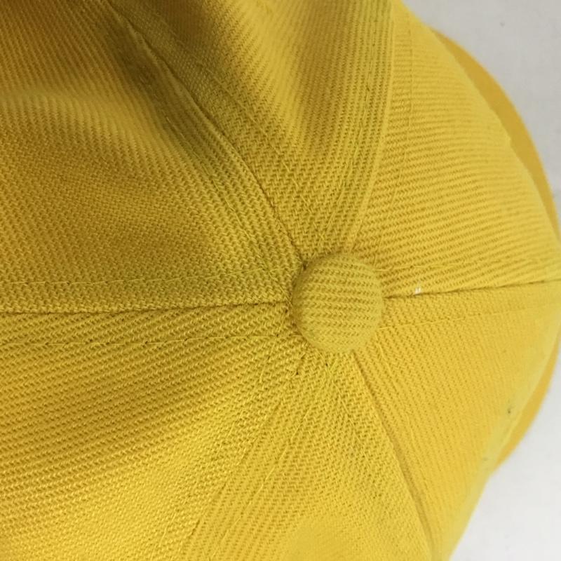 エフアールツー FR2 帽子 キャップ FRA1165 Calor brim Flat Visor Cap ロゴ、文字 黄 / イエロー /  メンズ USED 古着 中古 10134773
