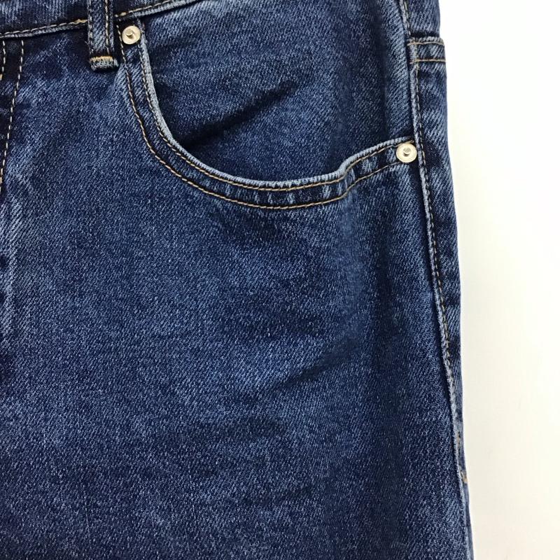 ザラ ZARA パンツ デニム、ジーンズ デニムパンツ ワイドパンツ カジュアルパンツ 36インチ 無地 インディゴ / インディゴ /  レディース USED 古着 中古 10142458