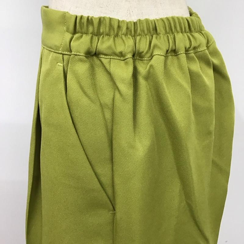 フリークスストア FREAK S STORE パンツ ワークパンツ、ペインターパンツ スラックスパンツ ワイドパンツ カジュアルパンツ センタータックパンツ M 無地 緑 / グリーン /  レディース USED 古着 中古 10114475