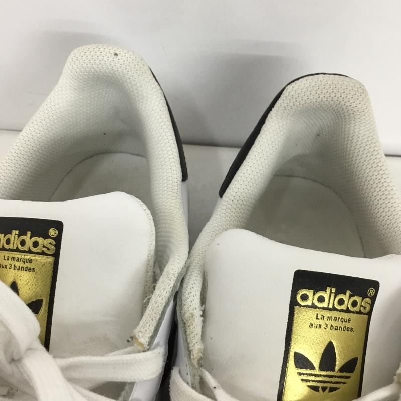 アディダス adidas スニーカー スニーカー C77124 SUPERSTAR スーパースター 26.5cm 26.5cm ロゴ、文字 白 / ホワイト / X 黒 / ブラック /  メンズ USED 古着 中古 10148407