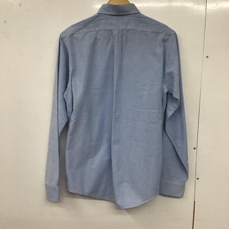 ポロバイラルフローレン Polo by RALPH LAUREN シャツ、ブラウス 長袖 長袖シャツ 無地シャツ カラーシャツ ボタンダウンシャツ ロゴ、文字 水色 / ライトブルー /  メンズ USED 古着 中古 10128667