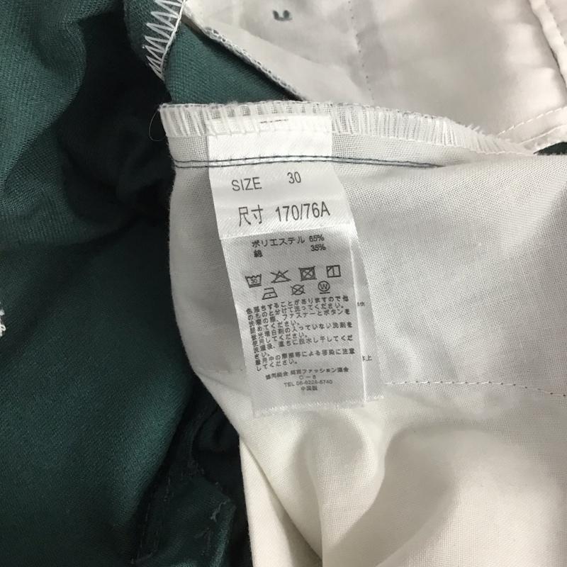ディッキーズ Dickies パンツ ワークパンツ、ペインターパンツ ワークパンツ ワイドパンツ カジュアルパンツ 30インチ 無地 緑 / グリーン /  メンズ USED 古着 中古 10139031