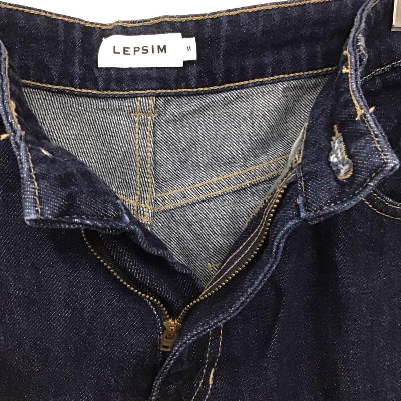 レプシィム LEPSIM パンツ デニム、ジーンズ デニムパンツ スリムパンツ カジュアルパンツ M 無地 インディゴ / インディゴ /  レディース USED 古着 中古 10135589