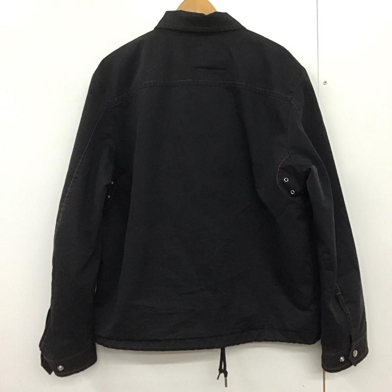 ディーゼル DIESEL ジャケット、上着 ジャケット、ブレザー ジップアップジャケット アウター カラージャケット L 無地 黒 / ブラック /  メンズ USED 古着 中古 10143180