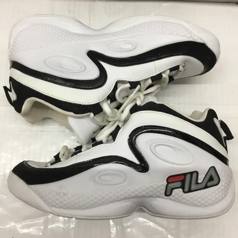 フィラ FILA スニーカー スニーカー F0478 0120 Grant Hill 3 28cm 28.0cm ロゴ、文字 白 / ホワイト / X 黒 / ブラック /  メンズ USED 古着 中古 10119903