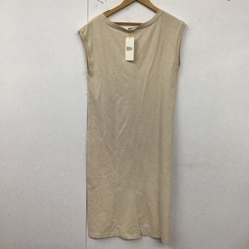 ニコアンド niko and... ワンピース ロングスカート M 無地 ベージュ / ベージュ /  レディース USED 古着 中古 10128880