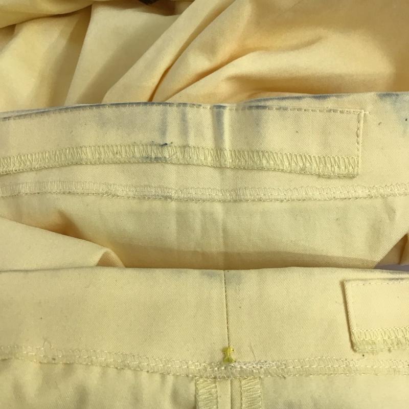 ブルックスブラザーズ BROOKS BROTHERS パンツ チノパン コットン 刺繍 ヨット W32 32インチ 総柄 黄 / イエロー /  メンズ USED 古着 中古 10111226