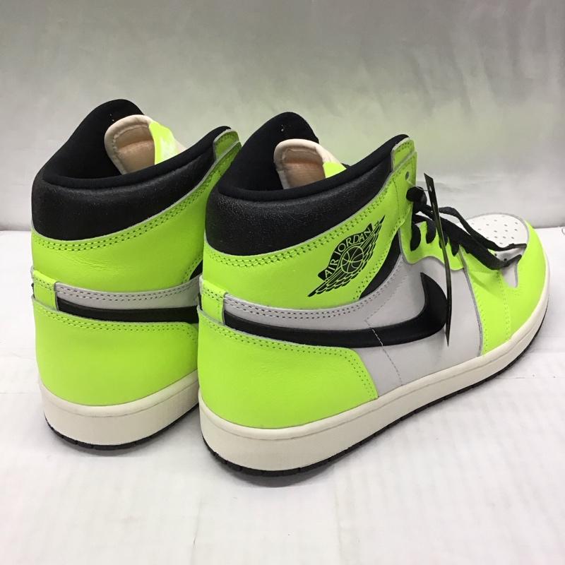 ナイキ NIKE スニーカー スニーカー 555088-702 AIR JORDAN 1 RETRO HIGH OG 29cm 箱有 29.0cm ロゴ、文字 白 / ホワイト / X 黒 / ブラック / X 黄 / イエロー /  メンズ USED 古着 中古 10122521