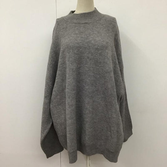 セレクトモカ select MOCA ニット、セーター 長袖 30001104-2 SON モックネック FREE 無地 灰 / グレー /  レディース USED 古着 中古 10109603